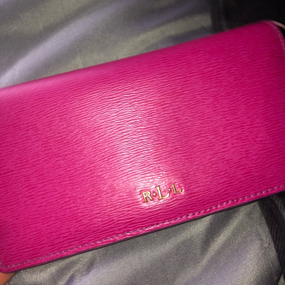 Ralph Lauren magenta/pink wallet